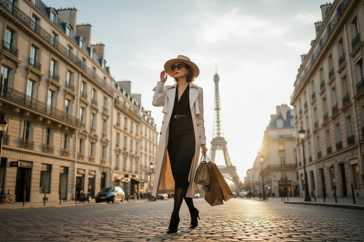 Mode parisienne réaliste